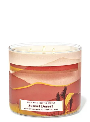 Sunset Desert 3-Wick Candle