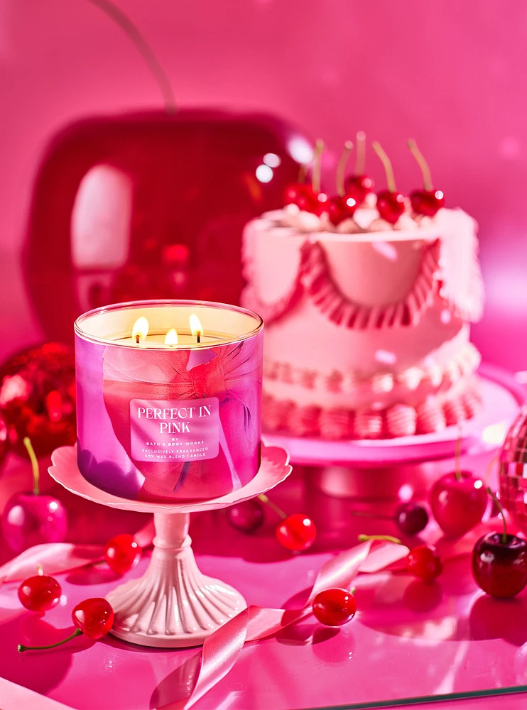 Perfect in Pink 3-Wick Candle