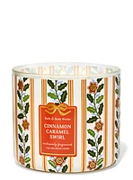 Cinnamon Caramel Swirl 3-Wick Candle