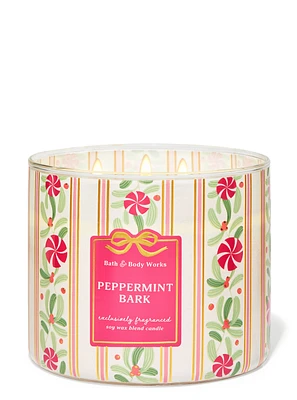 Peppermint Bark 3-Wick Candle