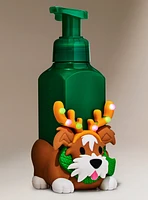 Holiday Puppy Soap Buddy Gentle & Clean Foaming Hand Soap Holder