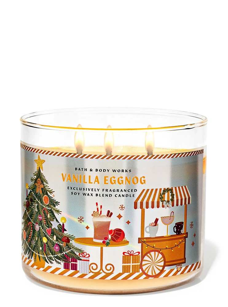 Vanilla Eggnog 3-Wick Candle