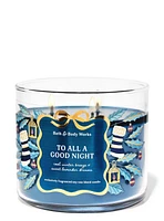 To All A Good Night 3-Wick Candle