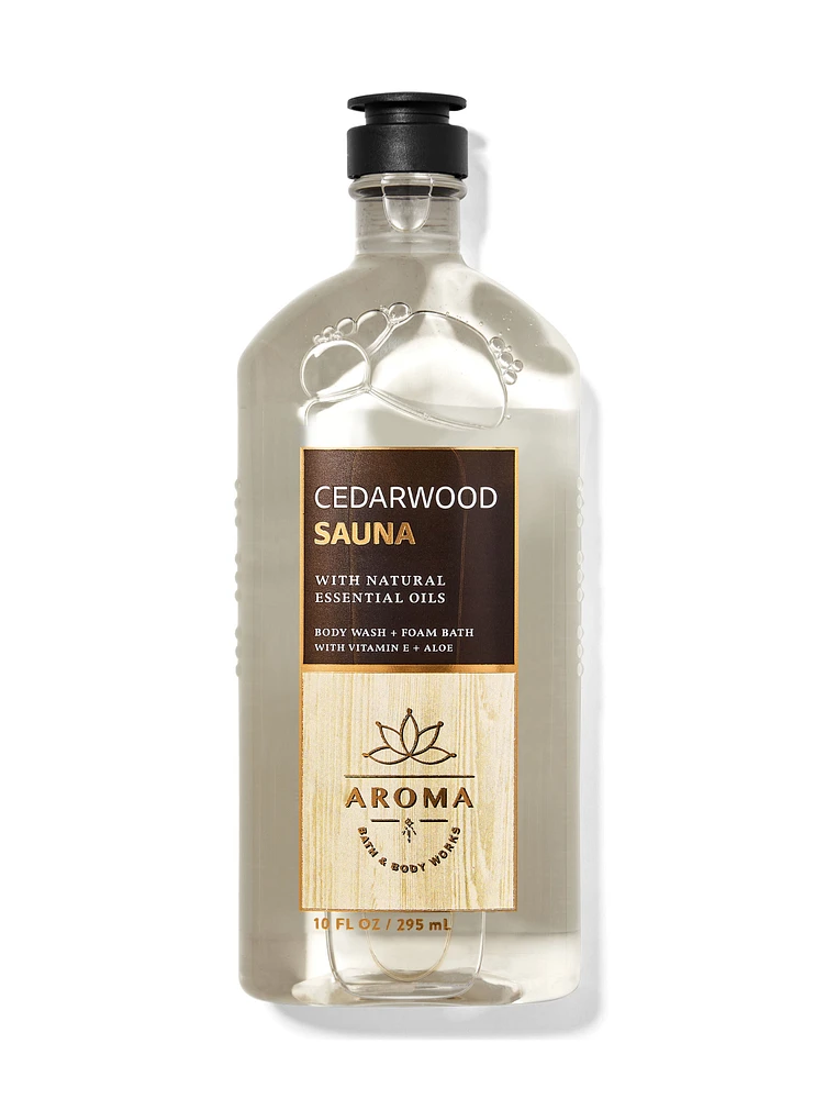 Cedarwood Sauna Body Wash and Foam Bath