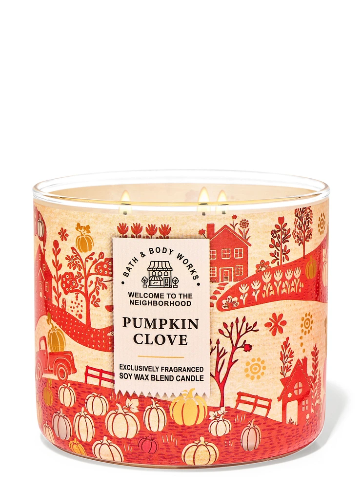 Pumpkin Clove 3-Wick Candle