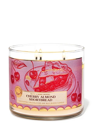 Cherry Almond Shortbread 3-Wick Candle