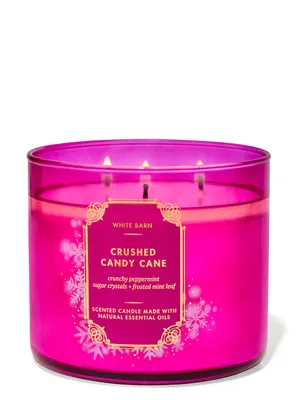 Crushed Candy Cane 3-Wick Candle