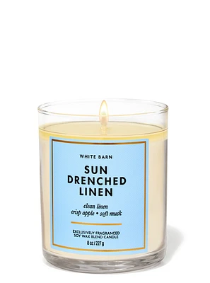 Sun-Drenched Linen Single Wick Candle