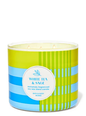 White Tea & Sage 3-Wick Candle