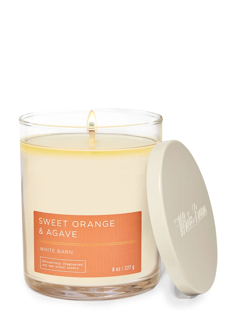 Sweet Orange & Agave Single Wick Candle