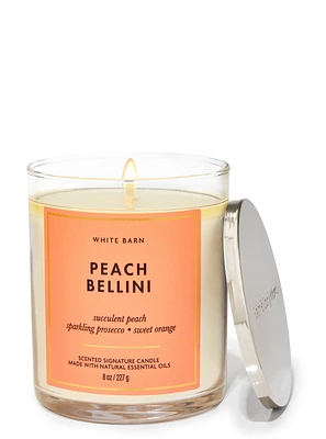 Peach Bellini Single Wick Candle