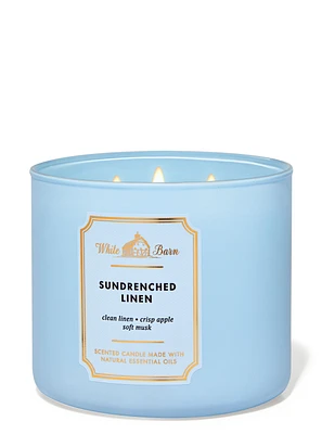 Sun-Drenched Linen 3-Wick Candle