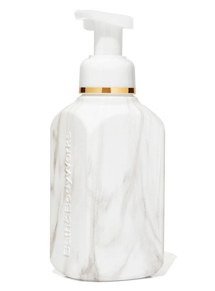 White Marble Gentle & Clean Foaming Hand Soap Dispenser