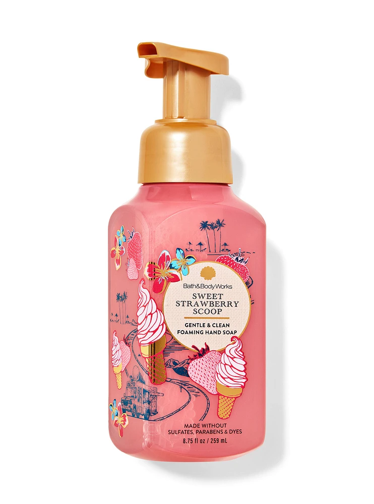 Sweet Strawberry Scoop Gentle & Clean Foaming Hand Soap