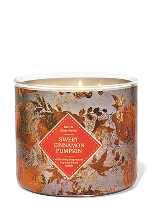 Sweet Cinnamon Pumpkin 3-Wick Candle