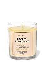Coffee & Whiskey Single Wick Candle
