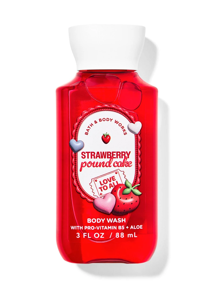 Strawberry Pound Cake Travel Size Body Wash