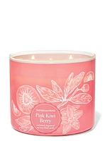 Pink Kiwi Berry 3-Wick Candle