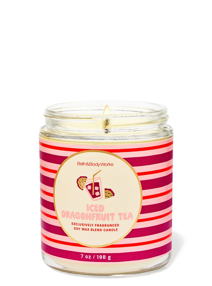 Iced Dragonfruit Tea Single Wick Candle