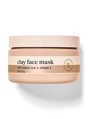Clay Face Mask With Kaolin Clay + Bentonite Clay + Vitamin E