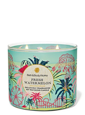 Fresh Watermelon 3-Wick Candle