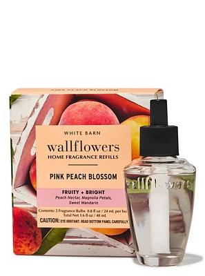 Pink Peach Blossom Wallflowers Refills 2-Pack