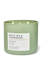 White Iris & Cedarwood 3-Wick Candle