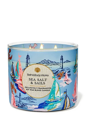 Sea Salt & Sails 3-Wick Candle