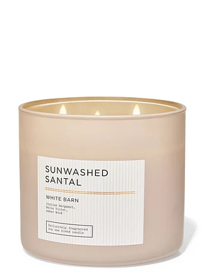 Sunwashed Santal 3-Wick Candle