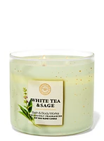 White Tea & Sage 3-Wick Candle