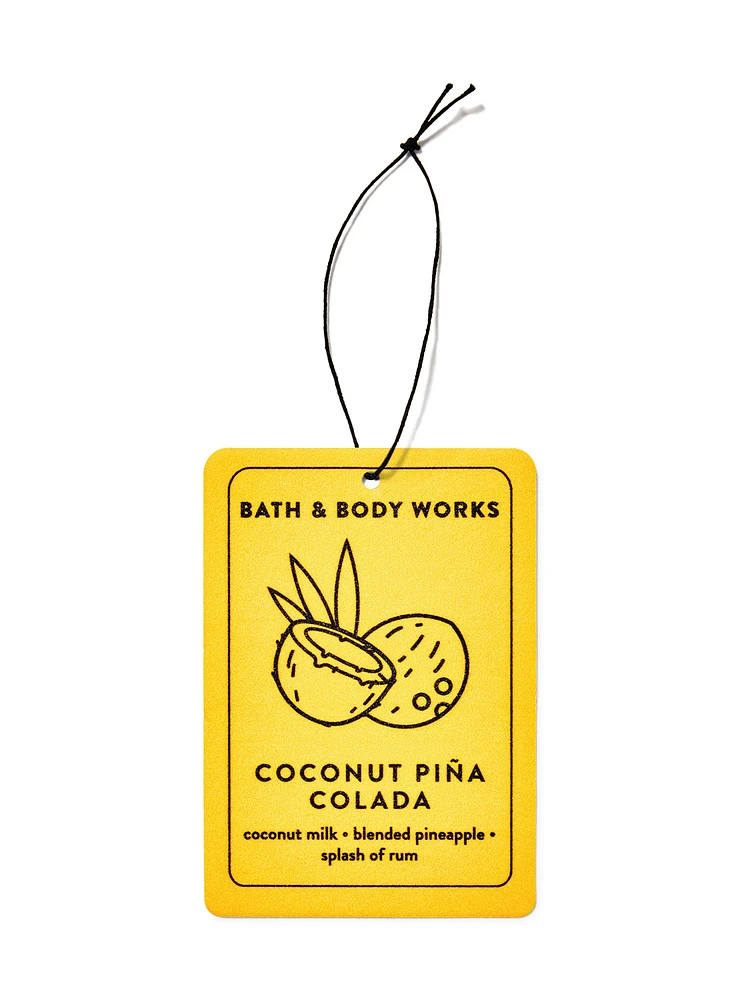 Coconut Pina Colada Hanging Fragrance Diffuser