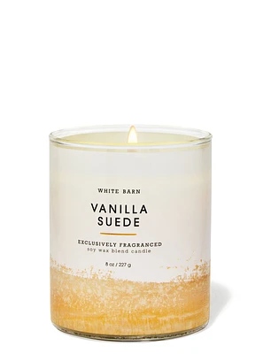 Vanilla Suede Single Wick Candle