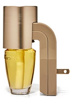 Silver Metallic Wallflowers Scent Control™ Fragrance Plug
