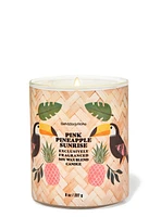 Pink Pineapple Sunrise Single Wick Candle