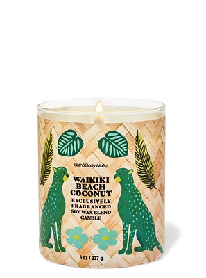Waikiki Beach Coconut Single Wick Candle