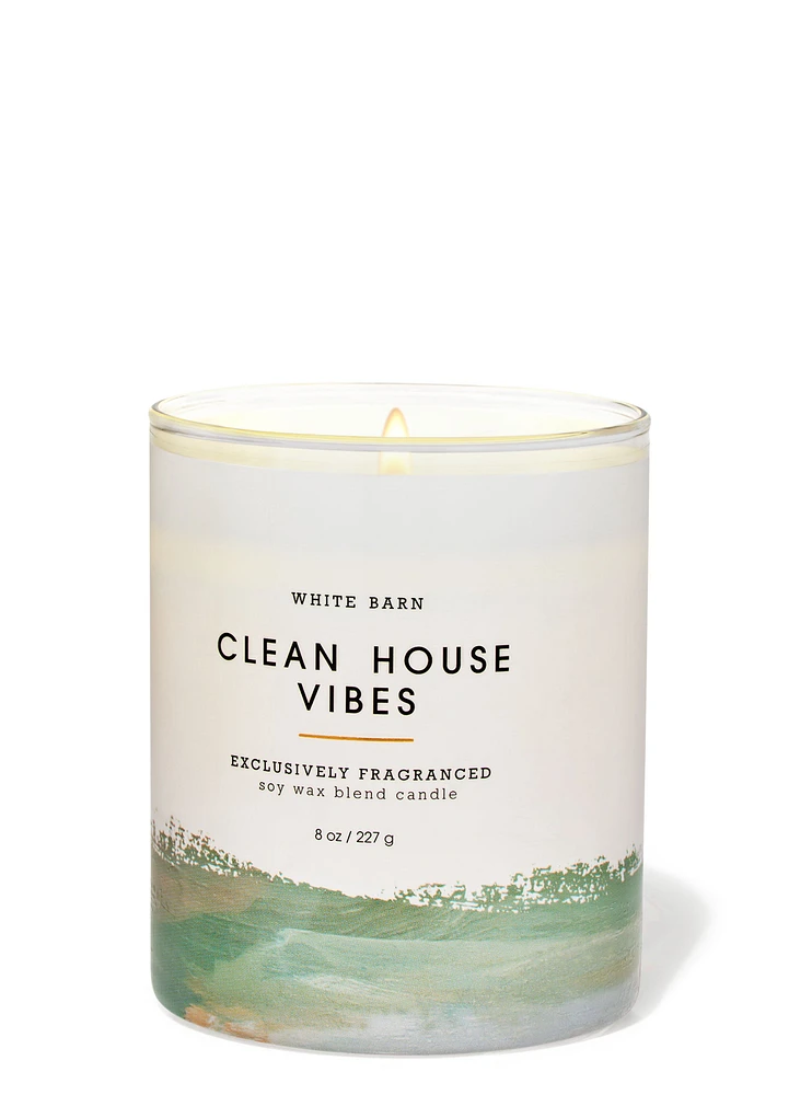 Clean House Vibes Single Wick Candle