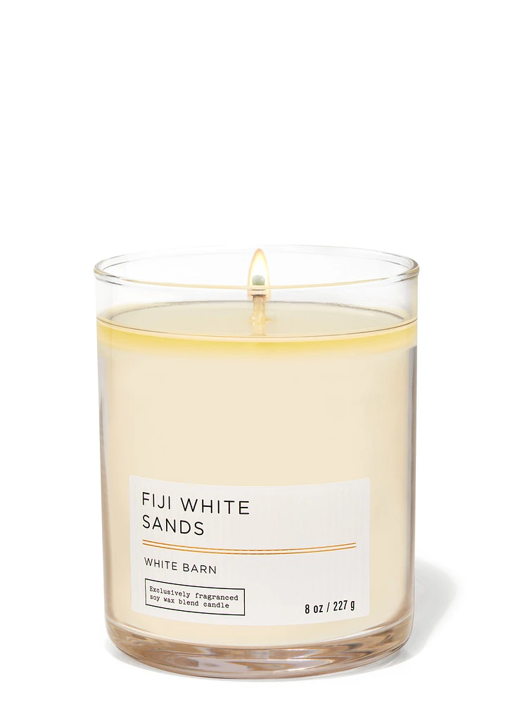 Fiji White Sands Single Wick Candle