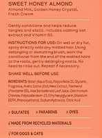 Sweet Honey Almond Pet Detangling Spray