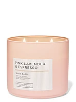 Pink Lavender & Espresso 3-Wick Candle