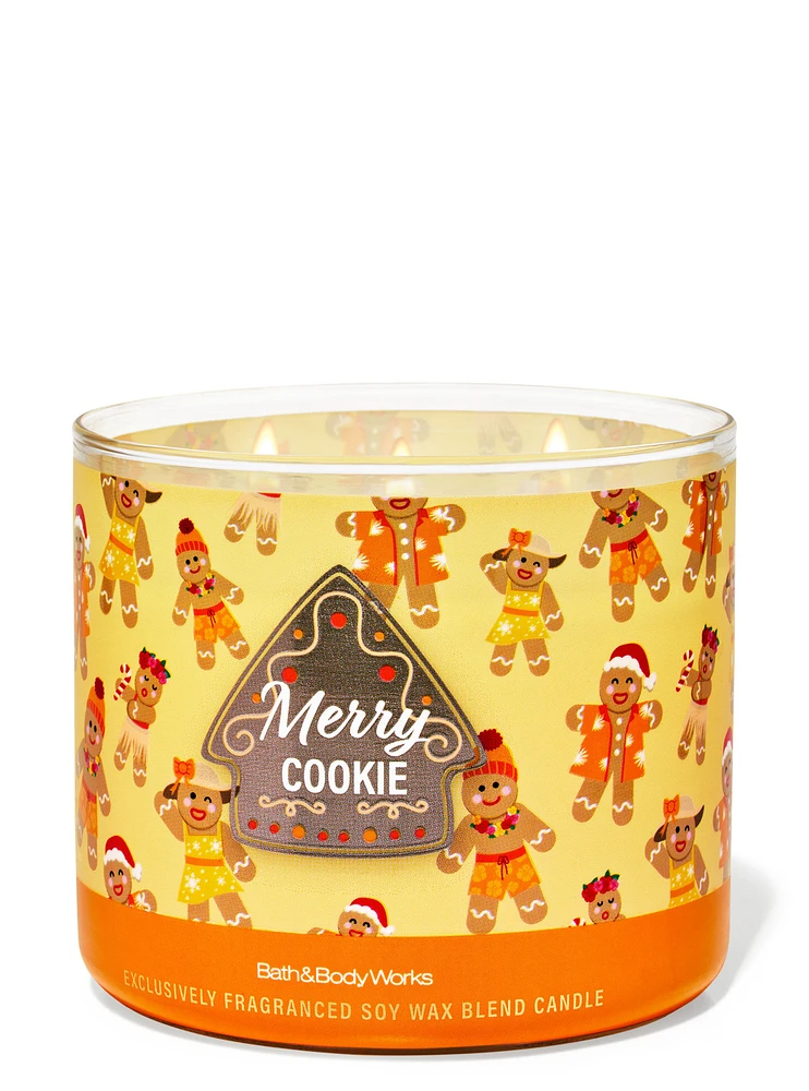 Merry Cookie 3-Wick Candle