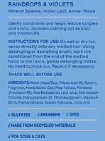 Raindrops & Violet Pet Detangling Spray
