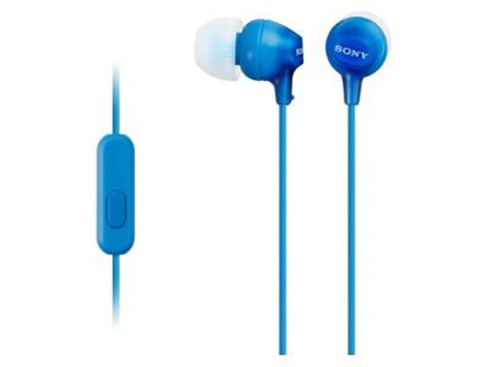 SONY MDR-EX15AP HEADPHONE Blue