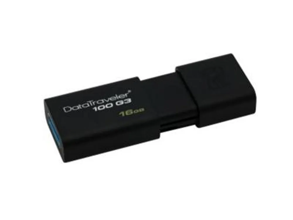 Kingston 16GB DataTraveler 100 G3 Thumb Drive with USB 3.0