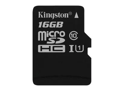 Kingston 16GB microSDHC Class 10 UHS-I 45R Flash Card