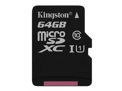 Kingston 64GB microSD Card Class 10