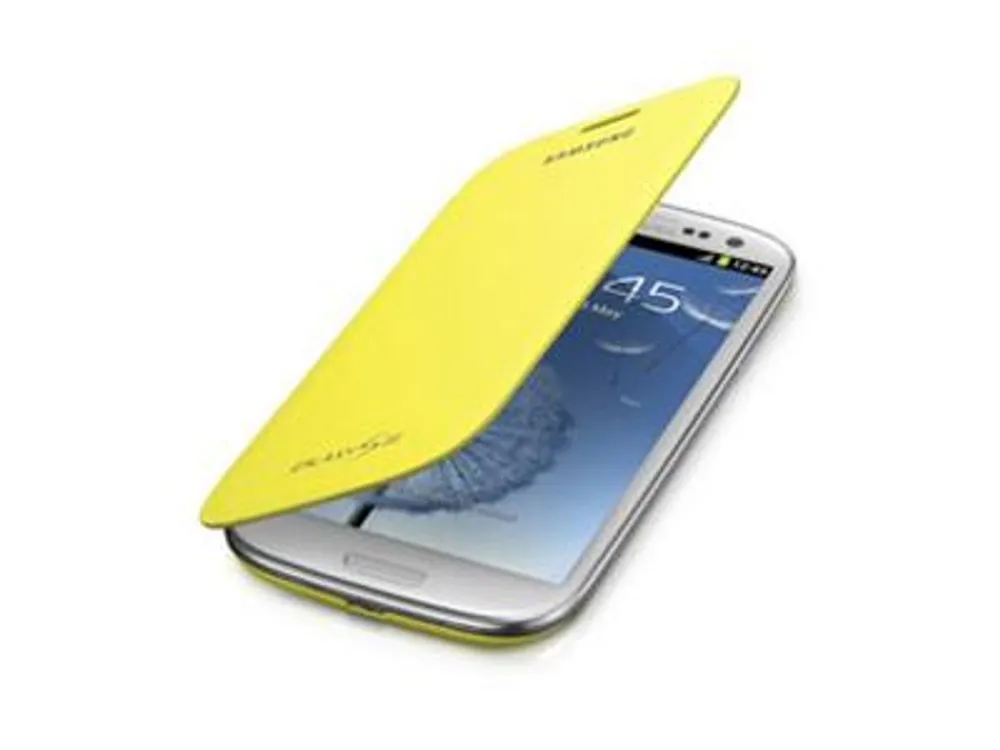 SAMSUNG S3 FLIP COVER Yellow