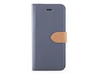 Blu Element 2 in 1 Folio Case for iPhone 8+/7+/6S+/6+ Blue/Tan