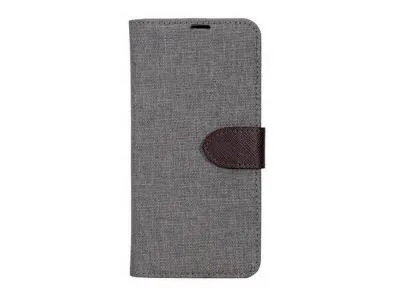 Blu Element 2IN1 Folio-2 Tone Case for Samsung Galaxy S9 Gray/Brown