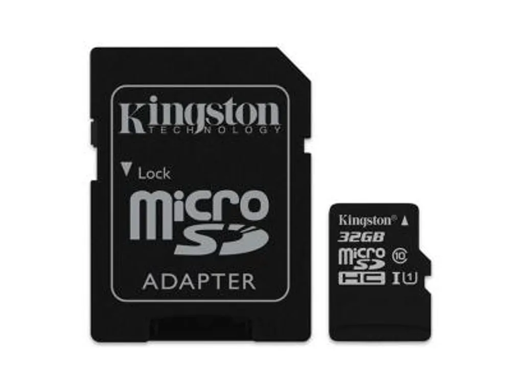 Kingston 32GB Canvas Select UHS-I microSDHC Memory Card with SD Adapter