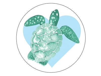 Tzumi Original Nuckees Phone Grip - Turtle XOXO